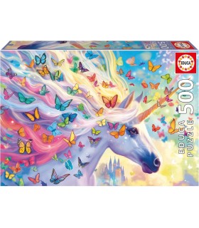 Puzzle 500 Pcs Unicornio Arcoiris 20254