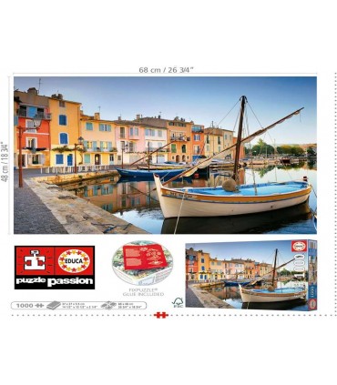 Puzzle 1000 Pcs Puerto  Martigues 19928
