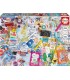 Puzzle 1000 Pcs Collage De Viaje 20560