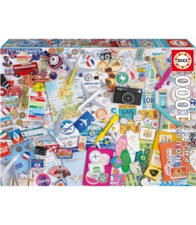 Puzzle 1000 Pcs Collage De Viaje 20560