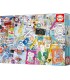 Puzzle 1000 Pcs Collage De Viaje 20560