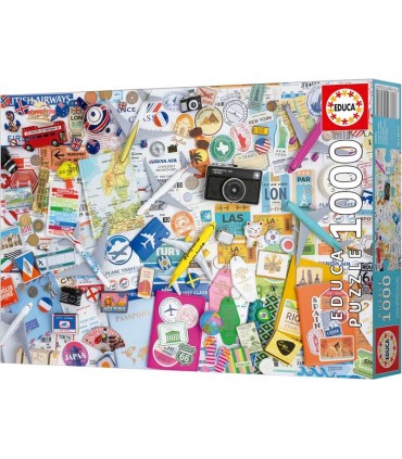 Puzzle 1000 Pcs Collage De Viaje 20560