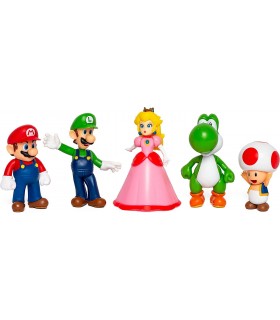 Caja 5 Figuras Super Mario Ref: 40090