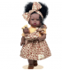 Muñeca Addis C/Bebe Leopard Bag 6220