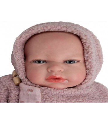 Muñeco Reborn 40Cm Luna Rosa Manta 98214