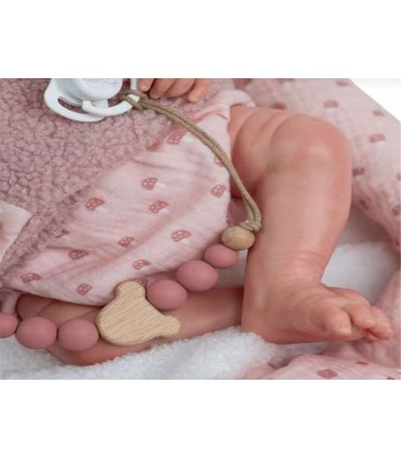 Muñeco Reborn 40Cm Luna Rosa Manta 98214