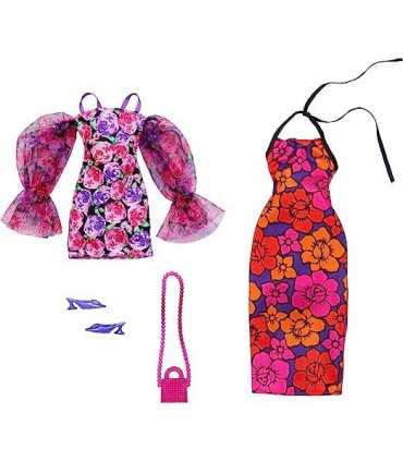 Pack 2 Vestido Barbie Looks  Ref: GWF04