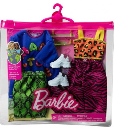 Pack 2 Vestido Barbie Looks  Ref: GWF04