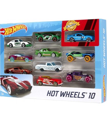 Caja 10 Coches Hot Wheels Ref: 54886