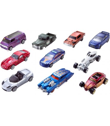 Caja 10 Coches Hot Wheels Ref: 54886