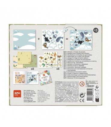 Stickers Box Animales,Habitat Ref: 19431