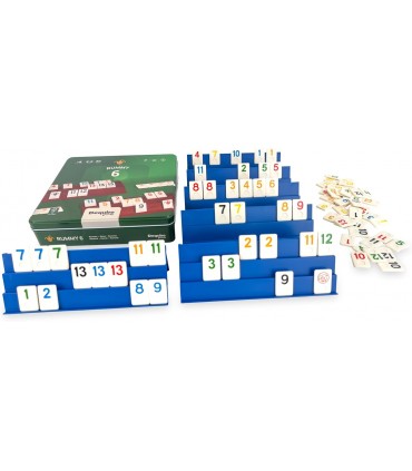 Rummy 6 Jugadores Metal Box D00346