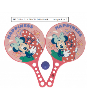 Set 2 Palas + Pelotas  Minnie WD16947
