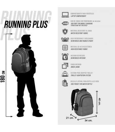 Mochila Capitan America Running 07282
