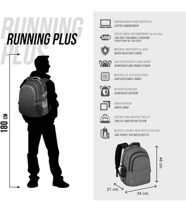 Mochila Batman Running Ref: 07292