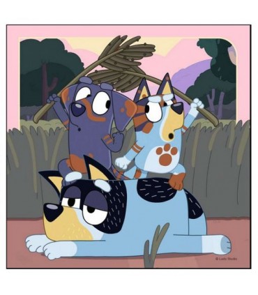 Puzzle Bluey 3*49 Pcs Ref: 05685