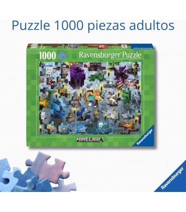 Puzzle 1000Pcs Minecraft Mobs Ref: 00422