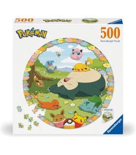 Puzzle 500Pcs Circular Pokemon Ref:01131