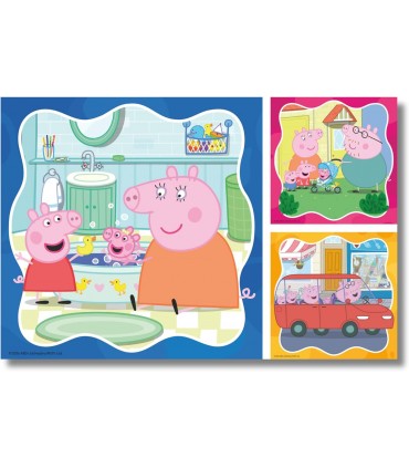 Puzzle 3 x 49 Pcs Peppa Pig Ref: 04288