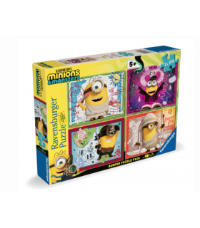 Puzzle 4 x 100 Pcs Minions Ref: 04353