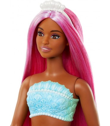 Barbie Sirena Cola Rigida Sur Ref: HRR02