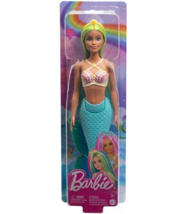 Barbie Sirena Cola Rigida Sur Ref: HRR02