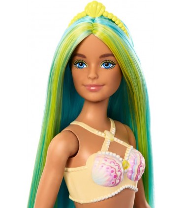 Barbie Sirena Cola Rigida Sur Ref: HRR02