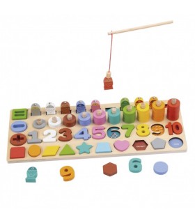 Puzzle Encajable Numeros,Formas T00874