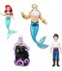 Pack 4 Muñecos Pelicula Sirenita JHG84