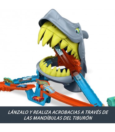 Pista Hot Wheels Playa Tiburon Mor.JHL96