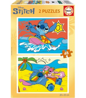 Puzzle 2 x 48Pcs Stitch Ref: 20466