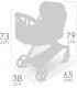 Coche Muñeca 3x1 Plegable Ref: 81778