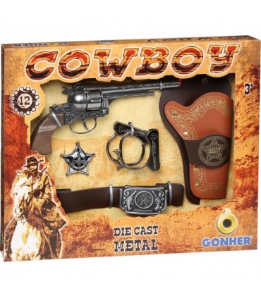 Caja Pistola Comboy C/Cartuchera Ref:235