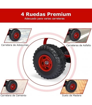 Go Kart Rojo 97*57*61 Air Wheel GK0090
