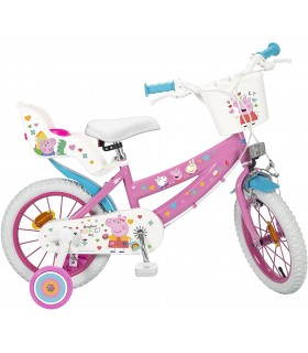 Bicicleta 14" Peppa Pig Rosa Ref: 1495