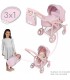 Coche Muñeca Plegable 3x1 Ref: 81675