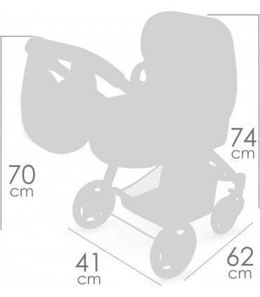 Coche Muñeca 3x1 Plegable Ref: 80574