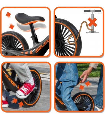 Bici Feber Balance Negra-Naranj FED42000