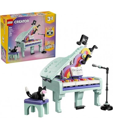 Piano Musical Decorativo C/Gato 31392