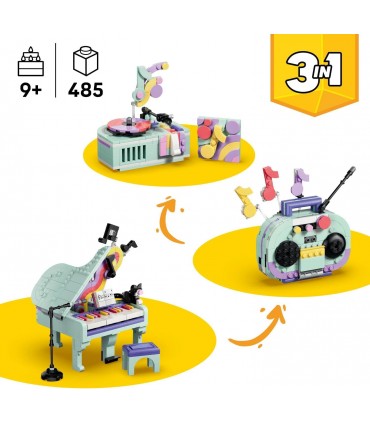 Piano Musical Decorativo C/Gato 31392