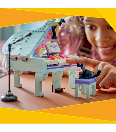 Piano Musical Decorativo C/Gato 31392