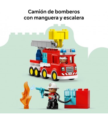 Camion Bombero C/Manguera,Bomberos 10473