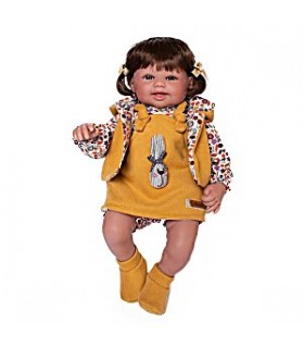 Muñeca Alicia 2 Colas Morena Flores 916
