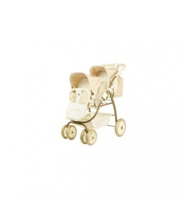 Coche Gemelar Reborn 45x70x73Cm 40944