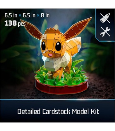 Maqueta Pokemon 4D Eevee 238Pcs 6076358