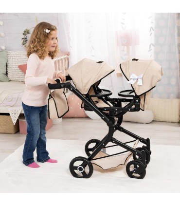 Carrito Doble Beig 60-80Cm Ref: 26275AA
