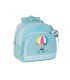 Mochila Grande Celeste Flor 642239305