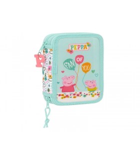 Plumier Doble Peppa Pig 28Pcs 412290854