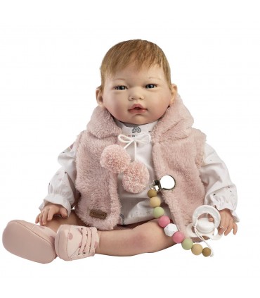 Muñeco Reborn Naira Pelo Natural 10297