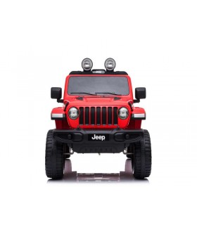Jeep Rojo 12V.Asi.Cuero Ref: 24058